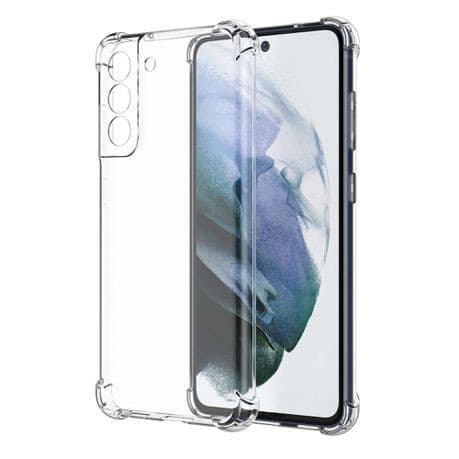 Husa Samsung Galaxy S21 FE TPU transparent, intarituri in colturi, grosime 1,5 mm — principală