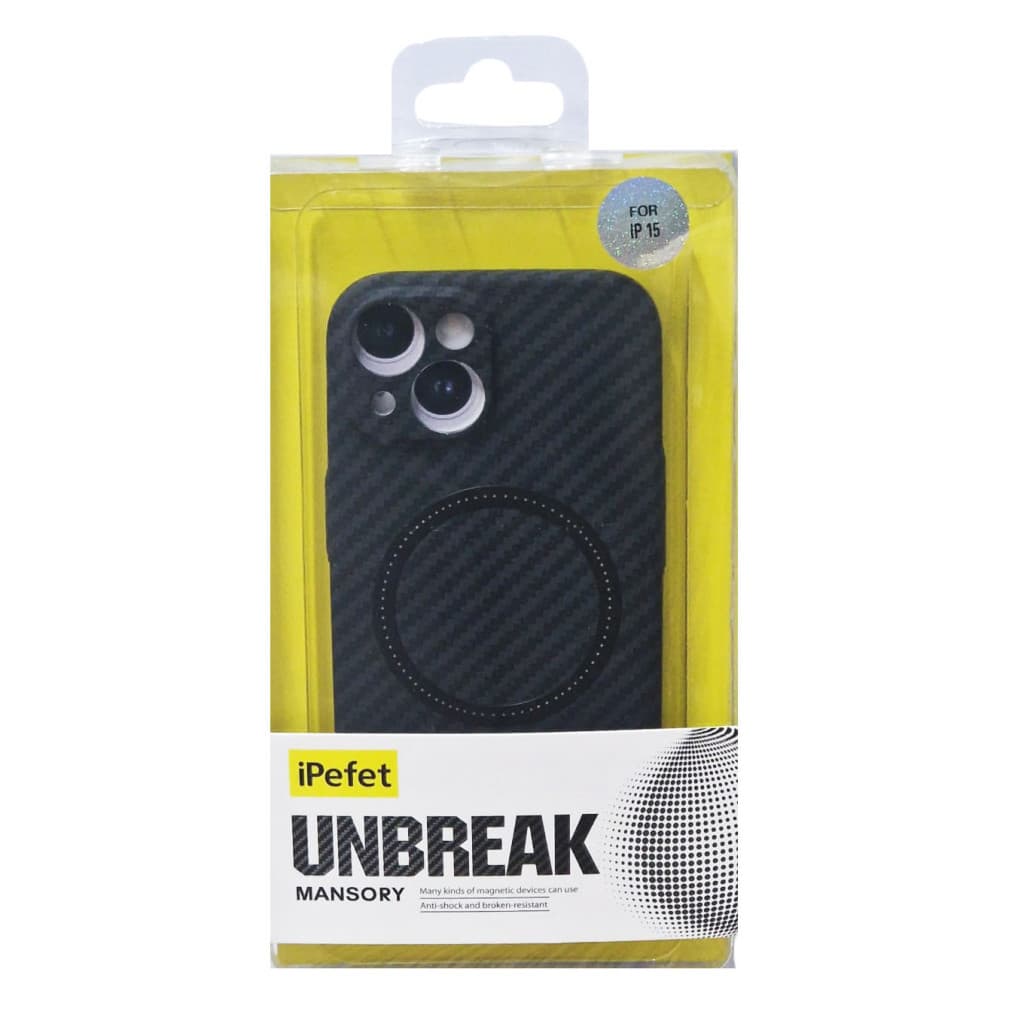 Husa Apple iPhone 11, iPefet Carbon, textura kevlar, Magsafe, negru/rosu — varianta 5