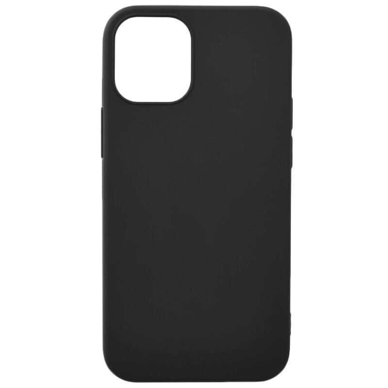 Husa Apple iPhone 14 Pro Max, Matt TPU, silicon moale, negru — principală