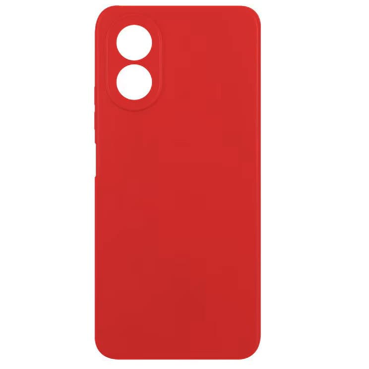 Husa protectie Oppo A78 4G, Luxury Silicone, catifea in interior, protectie camere, rosie