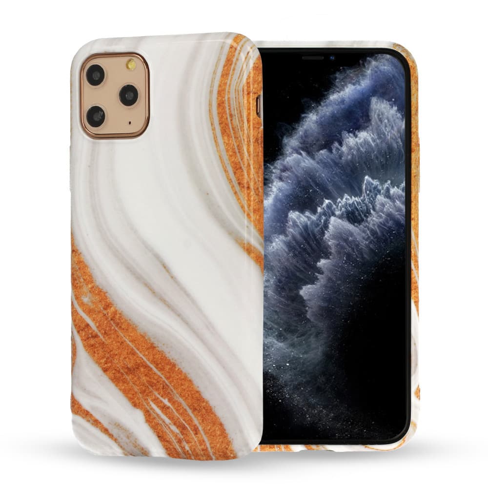 Husa protectie Marble Silicone pentru Samsung Galaxy A41, design 1 — principală