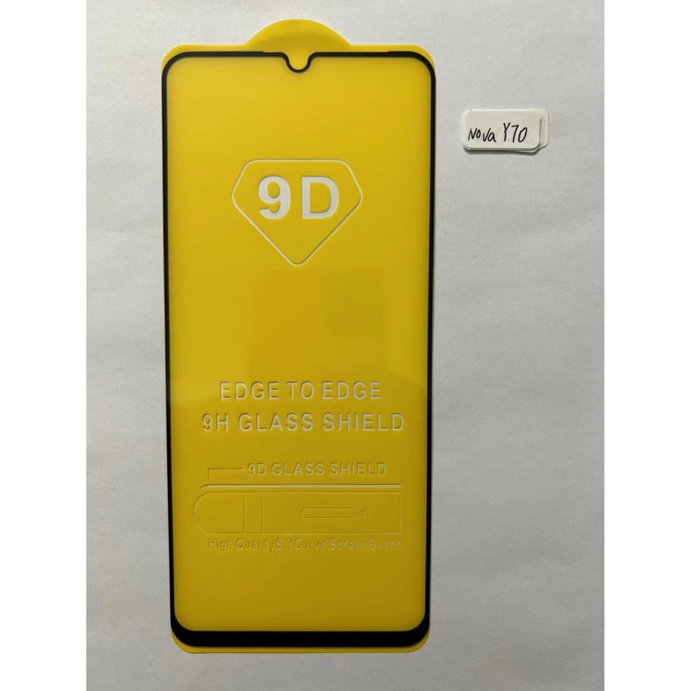 Folie de sticla Realme C35, Full Glue 9D, margini negre — 2