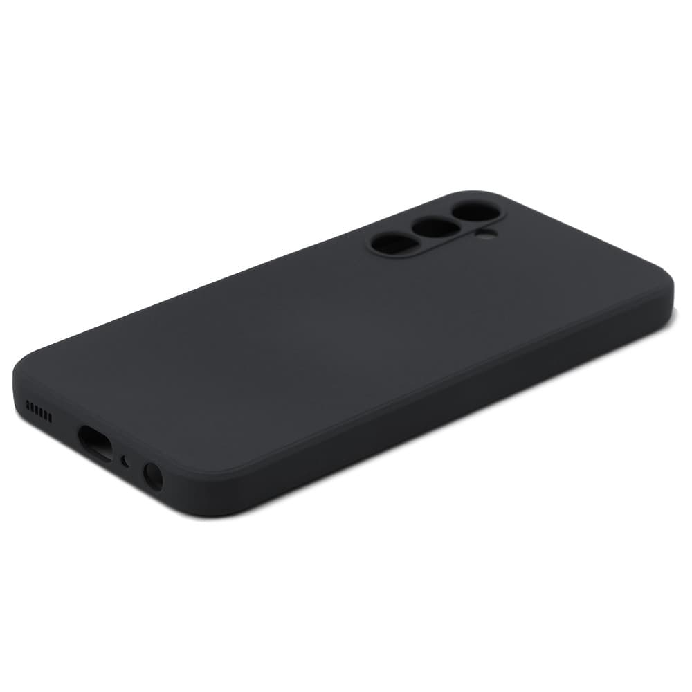Husa Samsung Galaxy A54 5G, Matt TPU, silicon moale, protectie camere, neagra — 2