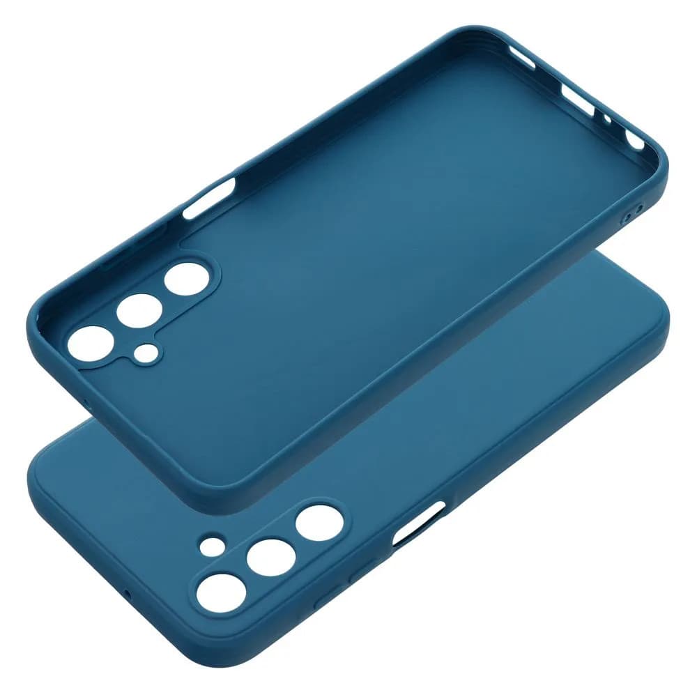 Husa Samsung Galaxy A54, Matt TPU, silicon moale, albastra — varianta 2
