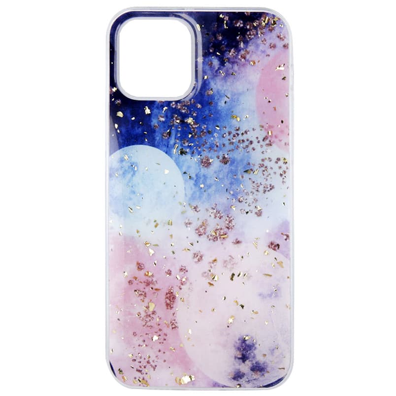 Husa Apple iPhone 15, Gold Glam Galactic — principală