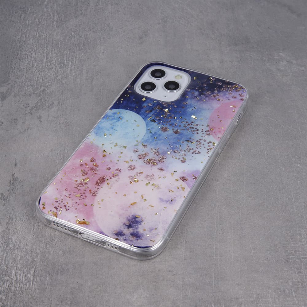 Husa Apple iPhone 15, Gold Glam Galactic — varianta 3