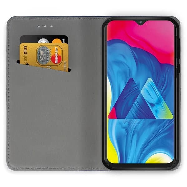 Husa Samsung Galaxy A15, Smart Magnet Case, inchidere magnetica, albastra — 2