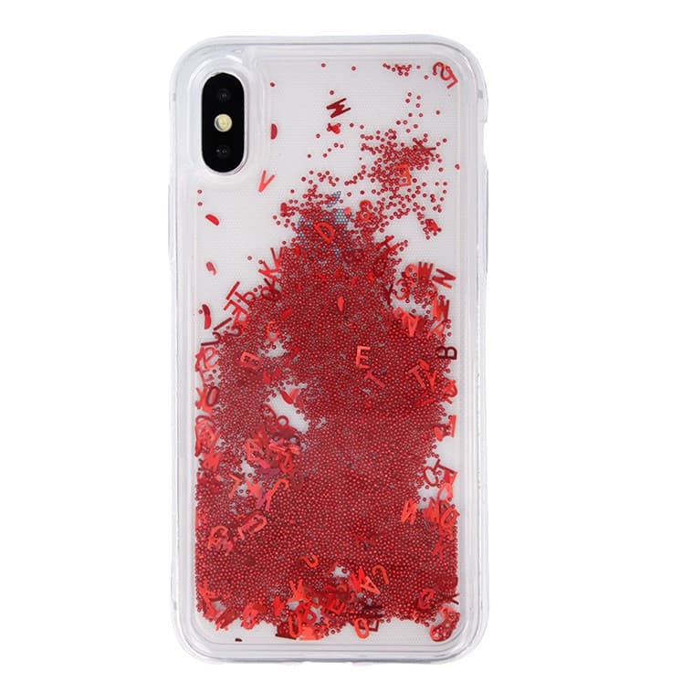 Husa de protectie pentru Samsung Galaxy S10e, lichid si litere rosii — 2