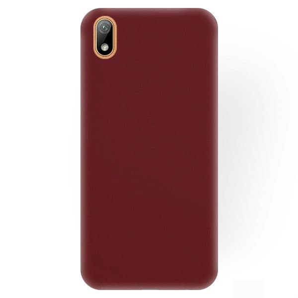 Husa Huawei Y5 2019 Matt TPU, silicon moale, burgundy — principală