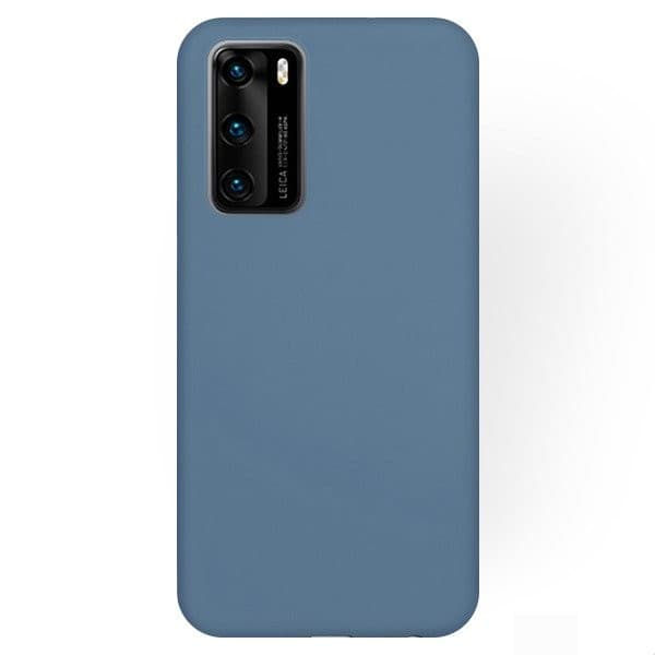 Husa Huawei P40 Matt TPU, silicon moale, albastru nisipos — principală