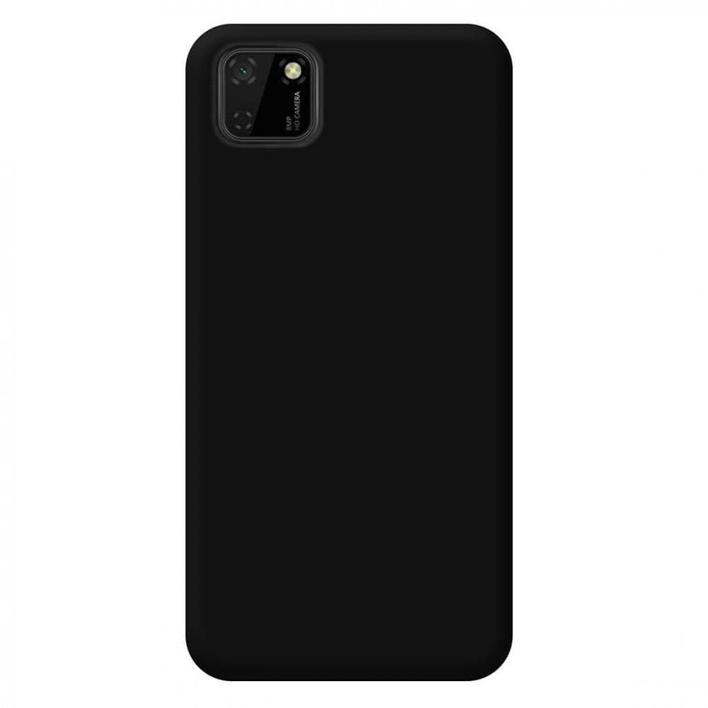 Husa Huawei Y5P Matt TPU, silicon moale, negru — principală