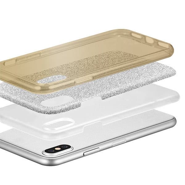 Husa Luxury Glitter pentru Samsung Galaxy S20 Ultra / S11 Plus, aurie — varianta 3