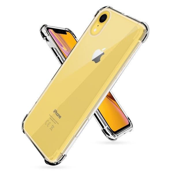 Husa Apple iPhone XR TPU transparent, intarituri in colturi, grosime 1,5 mm — 2