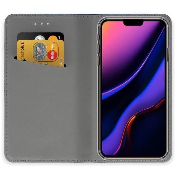Husa Smart Magnet Case pentru iPhone 13 Pro, inchidere magnetica, neagra — varianta 2
