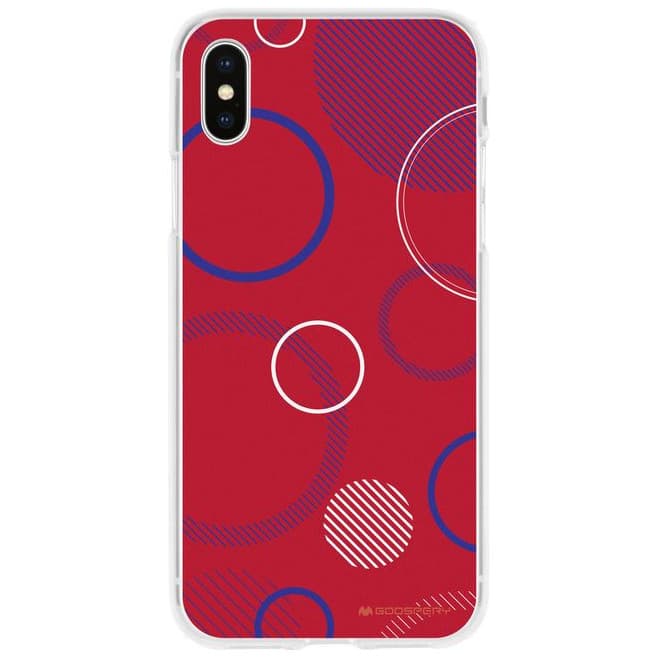 Husa de protectie Da Vinci Jelly Case pentru Apple iPhone X/XS, rosie — principală