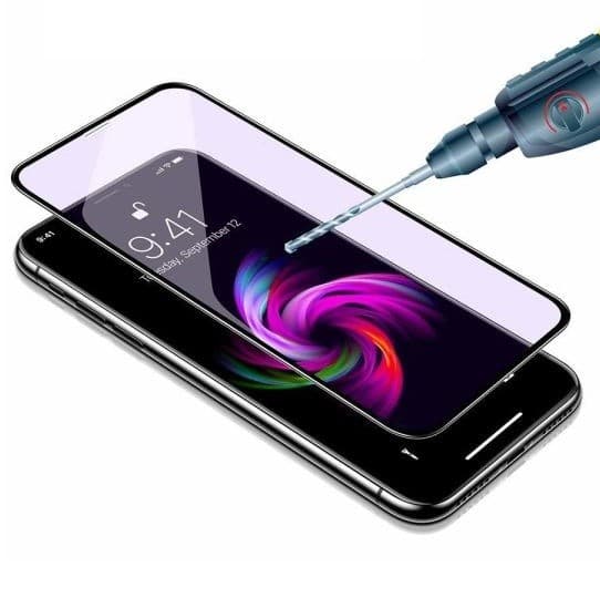 Folie sticla Apple iPhone 11 Pro / iPhone XS / iPhone X, Full Glue 9D, margini negre — varianta 4
