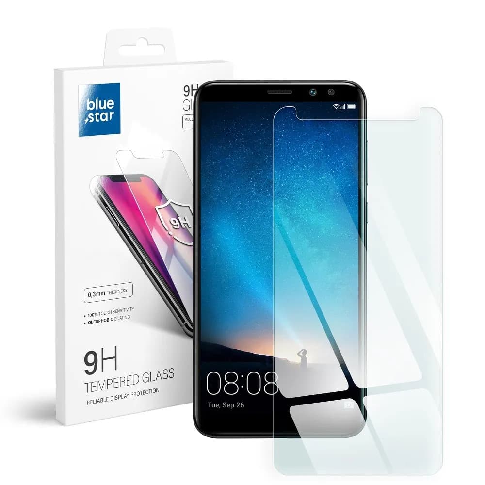 Folie sticla Huawei Mate 10 Lite, Bluestar, transparenta — principală