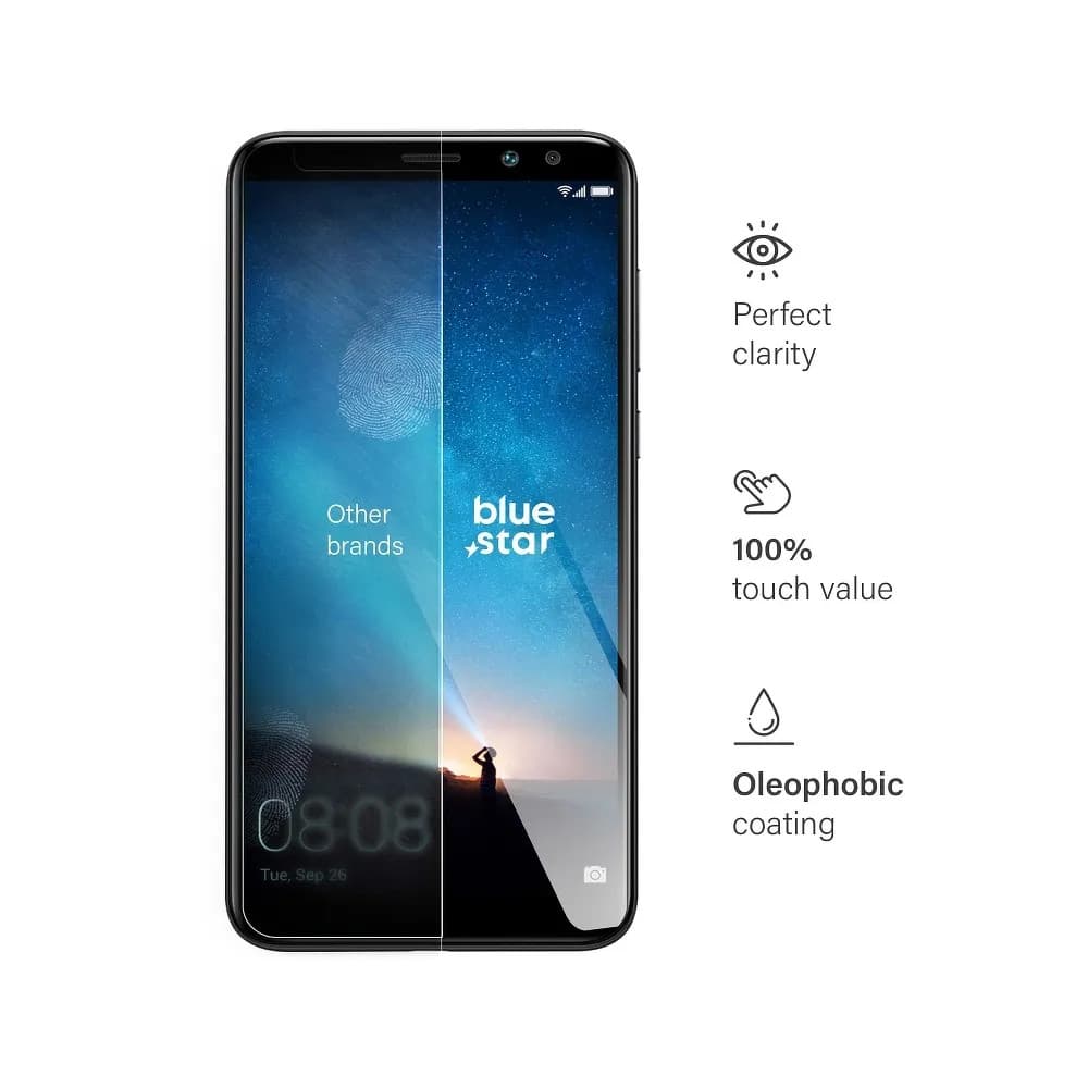 Folie sticla Huawei Mate 10 Lite, Bluestar, transparenta — varianta 2
