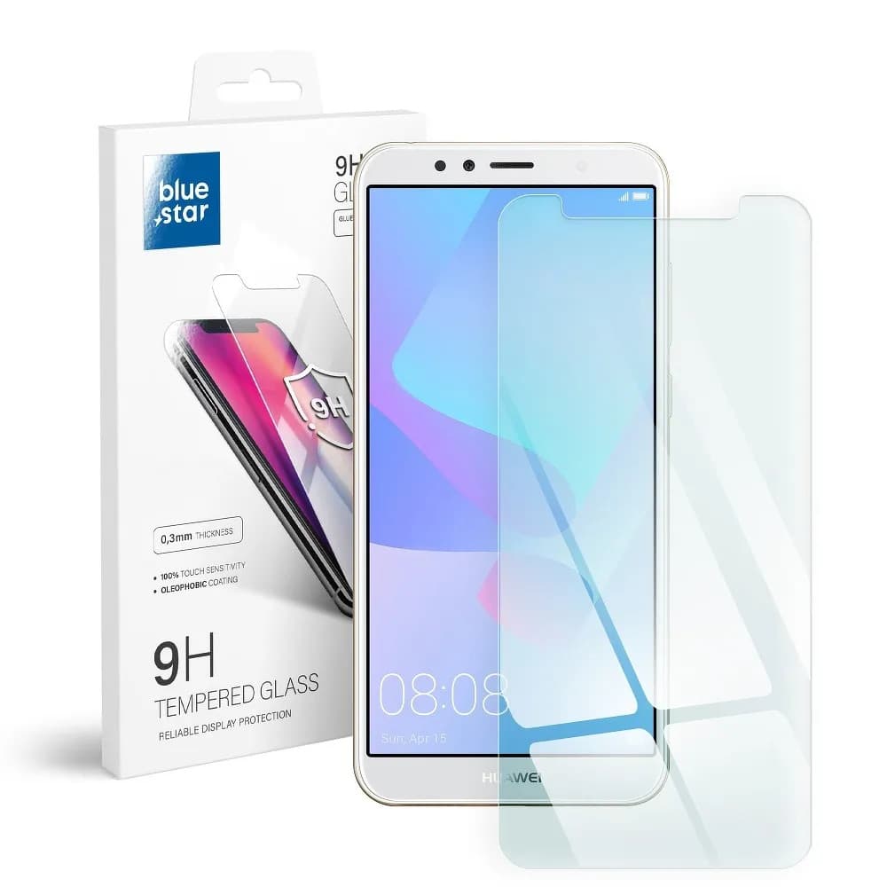 Folie sticla Huawei Y6 2018, Bluestar, transparenta — principală