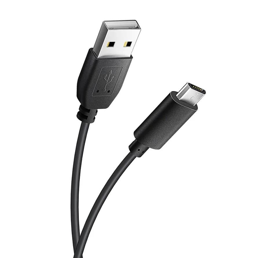 Cablu de date si incarcare MicroUSB Bluestar, 1.2 metri, negru — principală