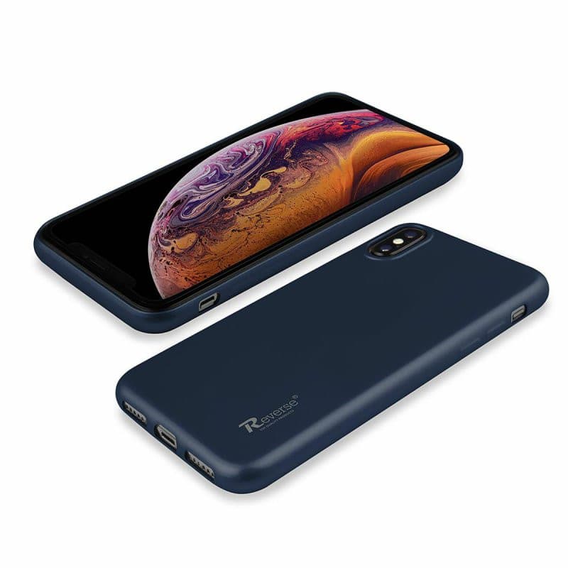Husa de protectie Reverse Luxury TPU pentru Apple iPhone 11 Pro Max, albastru navy — 8