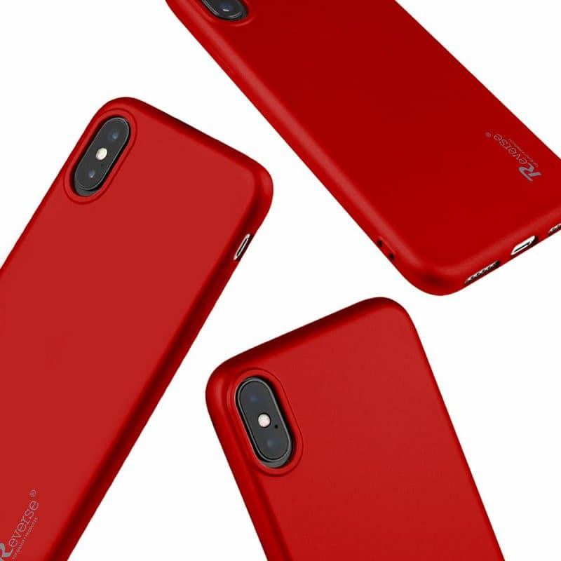 Husa de protectie Reverse Luxury TPU pentru Samsung Galaxy A41, rosie — 5