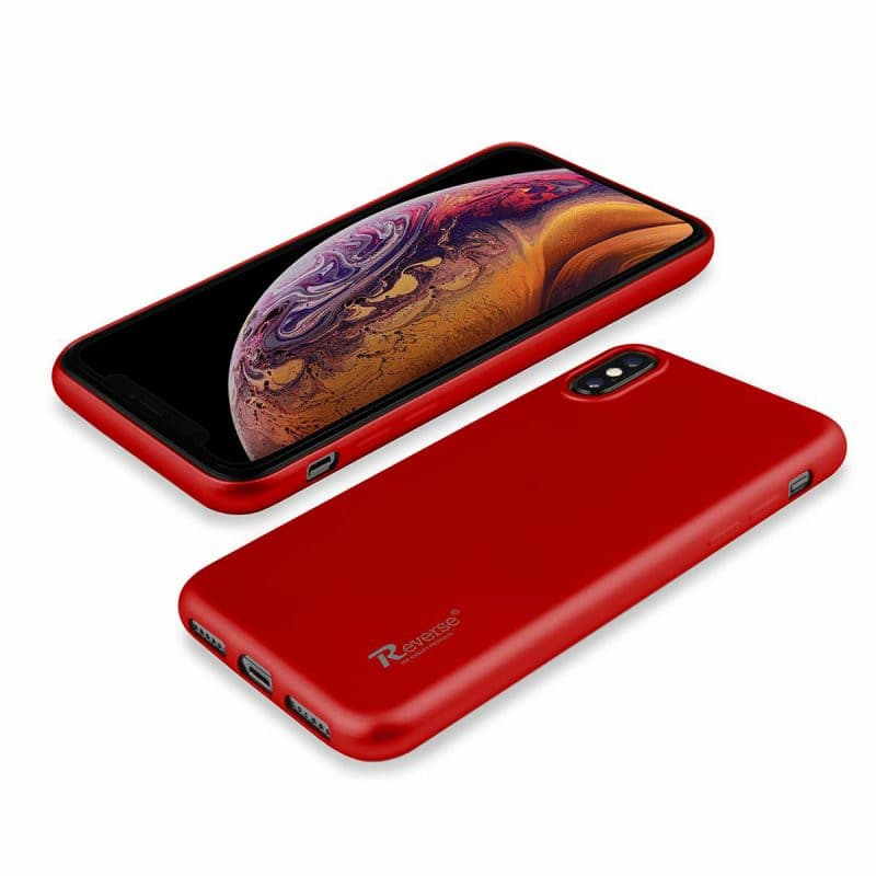 Husa de protectie Reverse Luxury TPU pentru Samsung Galaxy A41, rosie — 6
