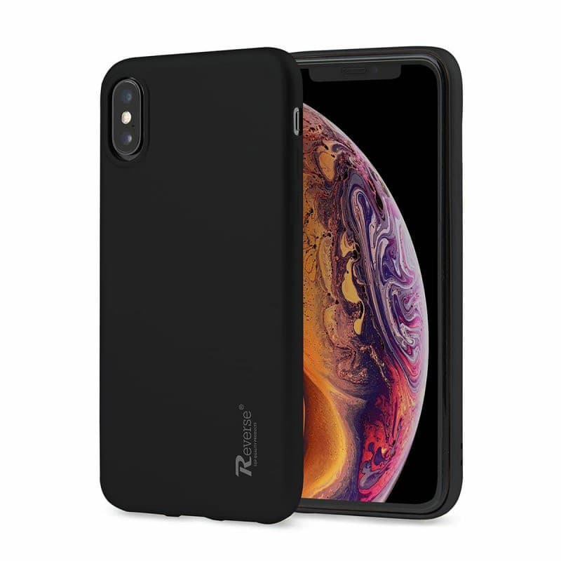 Husa de protectie Reverse Luxury TPU pentru Apple iPhone 12 Mini (5.4), neagra — principală