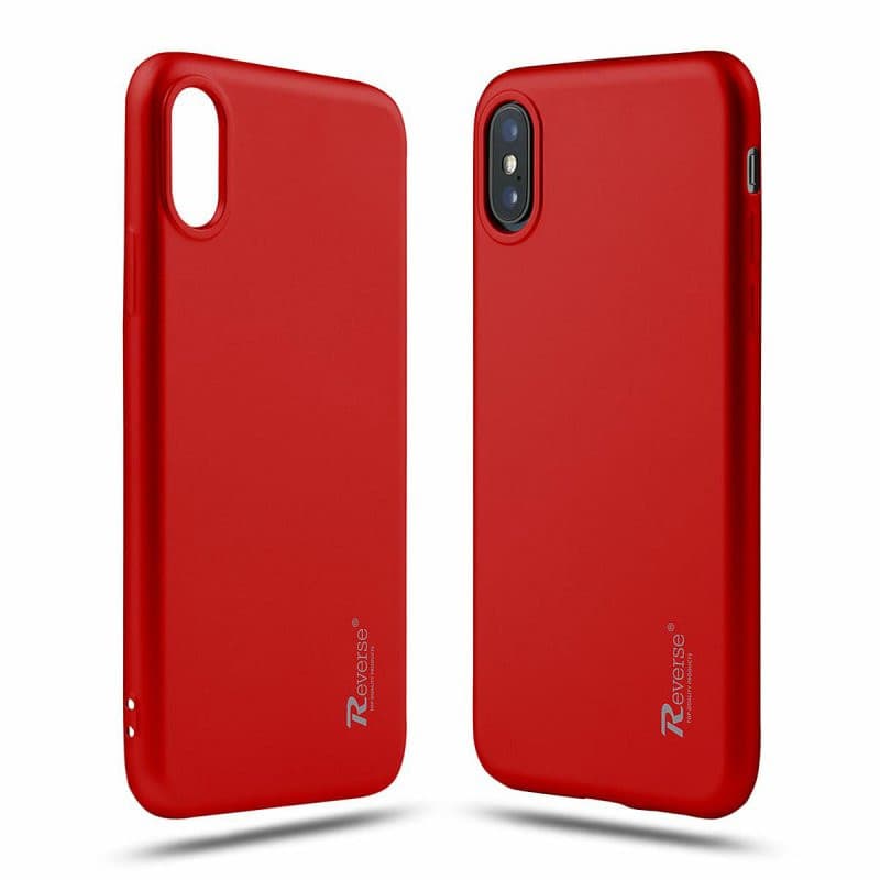 Husa de protectie Reverse Luxury TPU pentru Apple iPhone 12 Mini (5.4), rosie — 2