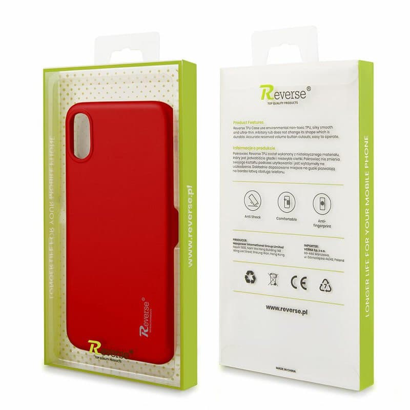 Husa de protectie Reverse Luxury TPU pentru Apple iPhone 12 Mini (5.4), rosie — 7