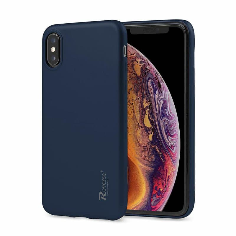 Husa de protectie Reverse Luxury TPU pentru Apple iPhone 12 Mini (5.4), albastru navy — varianta 2