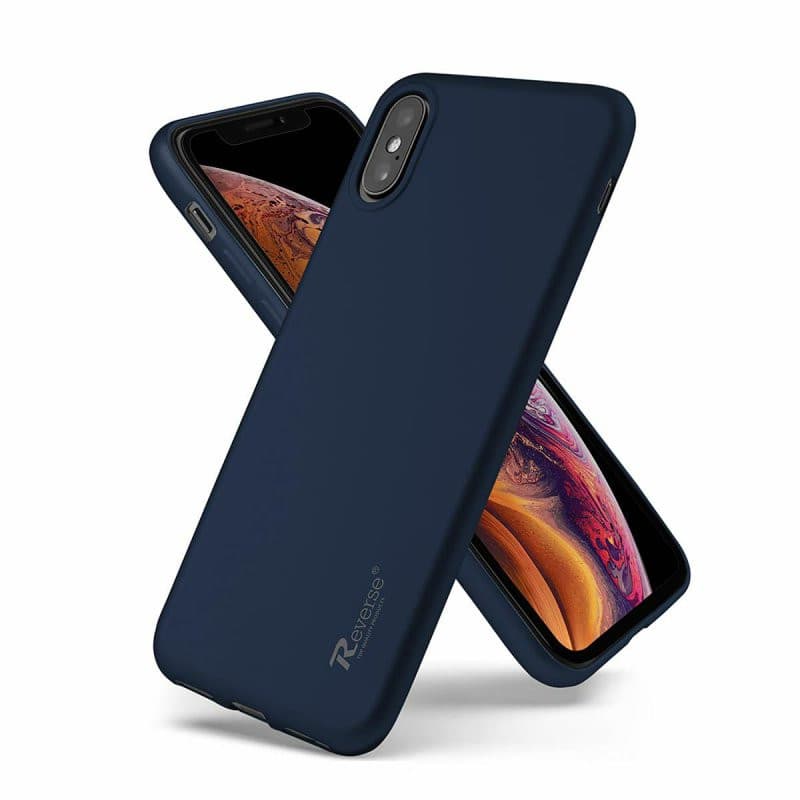 Husa de protectie Reverse Luxury TPU pentru Apple iPhone 12 Mini (5.4), albastru navy — varianta 4