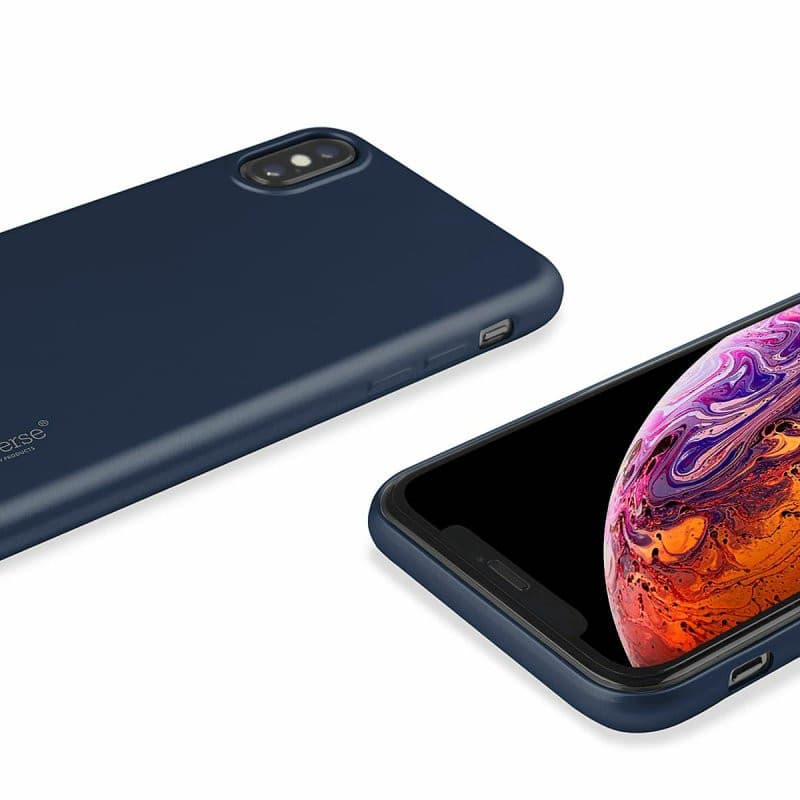 Husa de protectie Reverse Luxury TPU pentru Apple iPhone 12 Mini (5.4), albastru navy — varianta 5