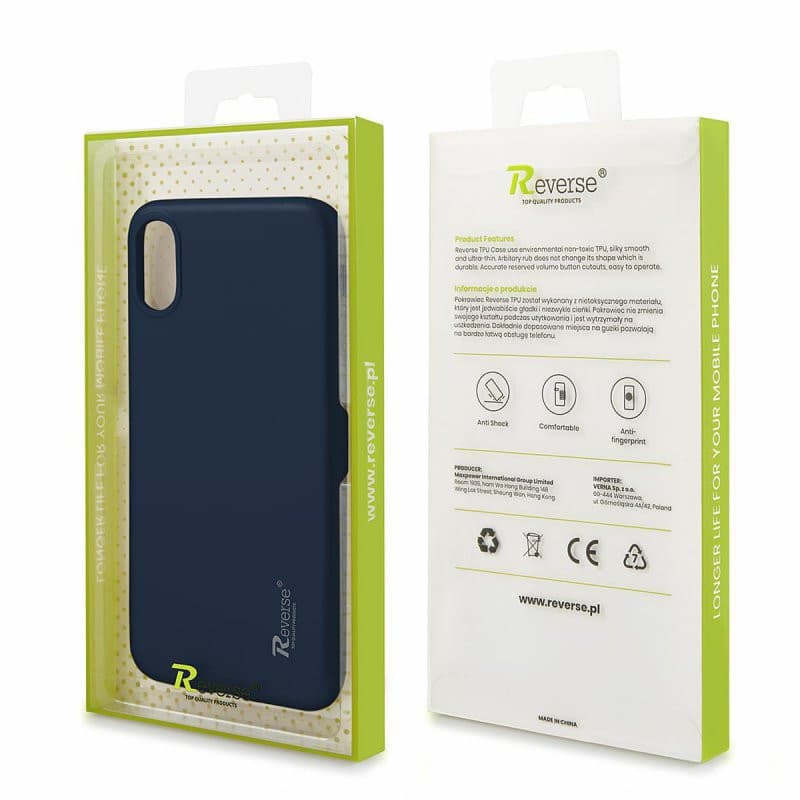 Husa de protectie Reverse Luxury TPU pentru Apple iPhone 12 Mini (5.4), albastru navy — varianta 9