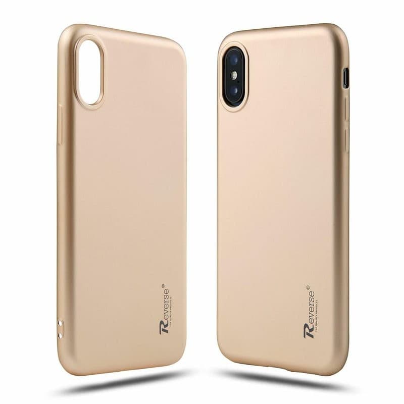Husa de protectie Reverse Luxury TPU pentru Apple iPhone 12 Mini (5.4), aurie — varianta 3
