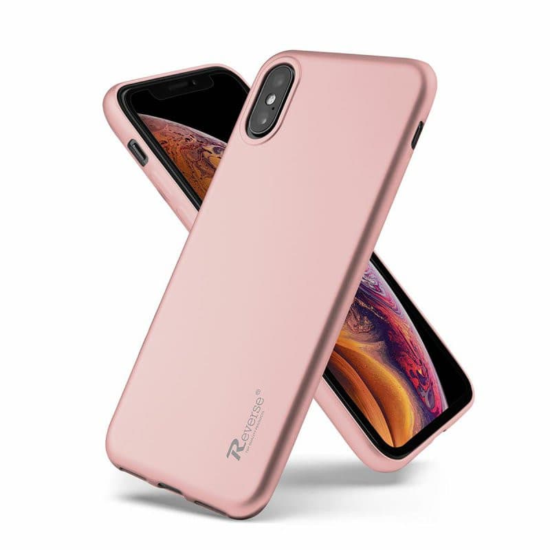 Husa de protectie Reverse Luxury TPU pentru Apple iPhone 12 Pro Max, roz — varianta 2