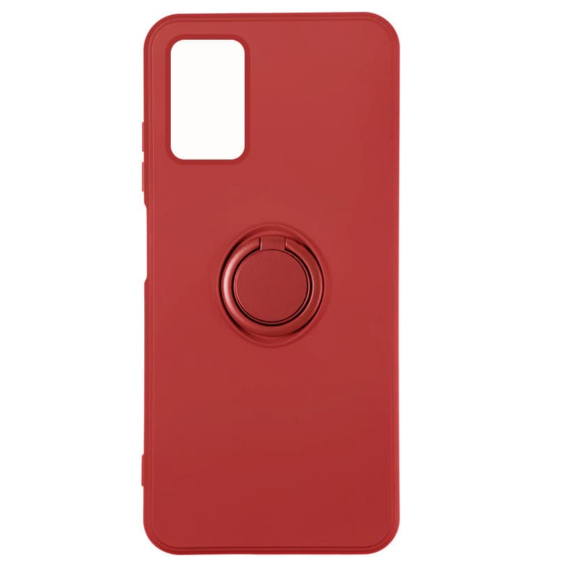 Husa protectie Xiaomi Redmi 10, Finger Ring, rosie — principală