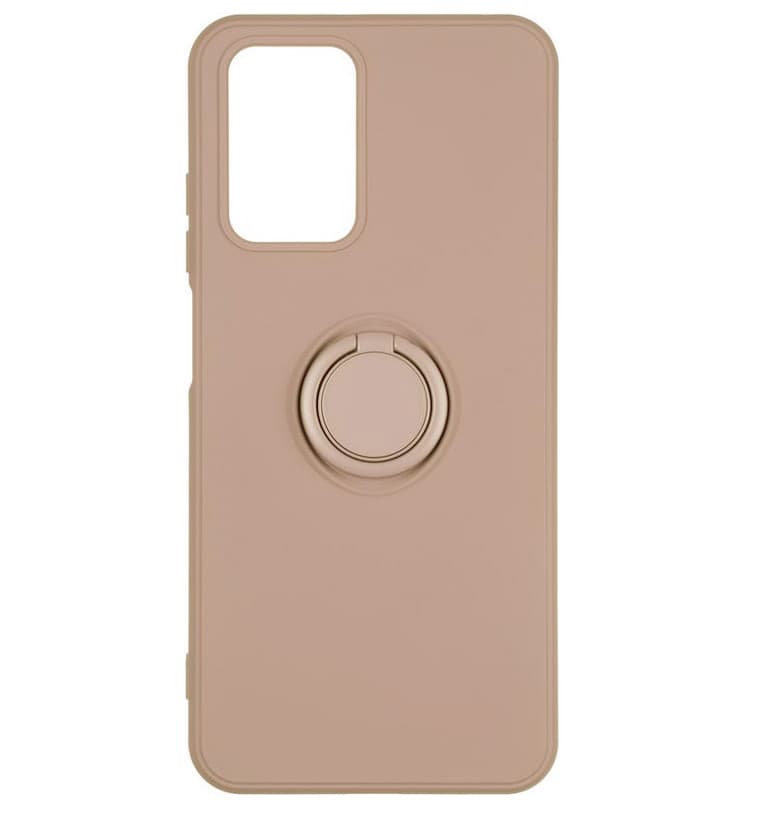 Husa protectie Xiaomi Redmi 10, Finger Ring, roz pal — principală