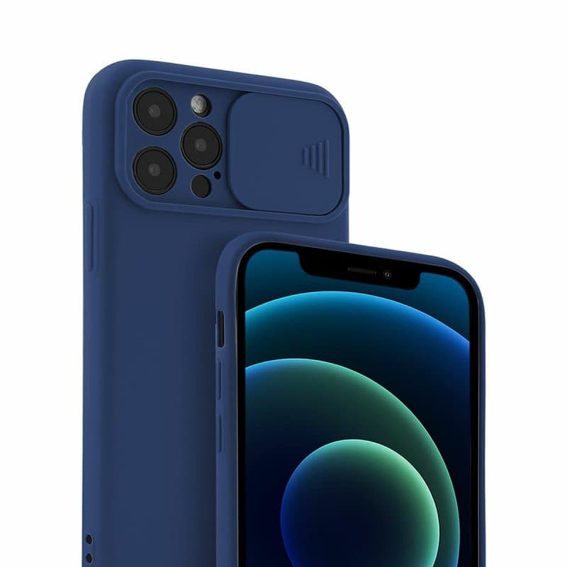 Husa Samsung Galaxy A04s / A13 5G, Camshield TPU, silicon moale, flexibil, albastru inchis — 2