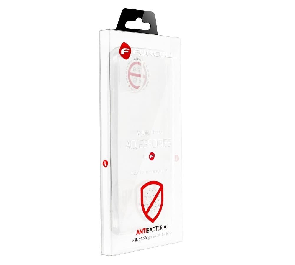 Husa protecție antibacteriana cu ioni de argint Forcell pentru Huawei P Smart 2020, TPU transparent — varianta 4