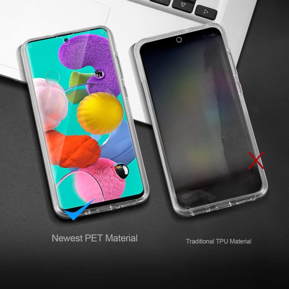 Husa protectie Xiaomi Mi 10 Lite (fata + spate) Fully PC & PET 360°, transparenta — varianta 5