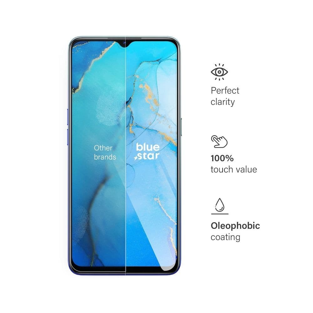 Folie sticla Oppo Reno 3, Bluestar, transparenta — varianta 3