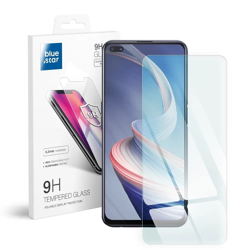 Folie sticla Oppo Reno 4Z, Bluestar, transparenta — principală