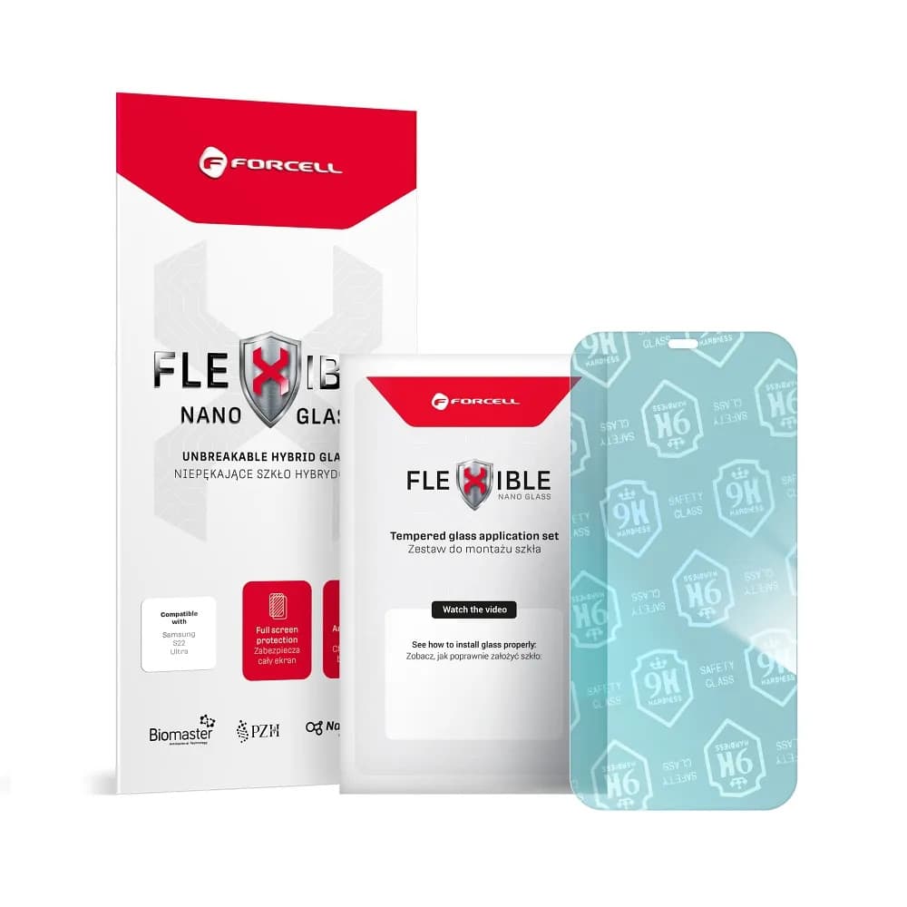 Folie Samsung Galaxy A71, Flexible Nano Glass, hibrid sticla + plastic, antibacteriana — 3