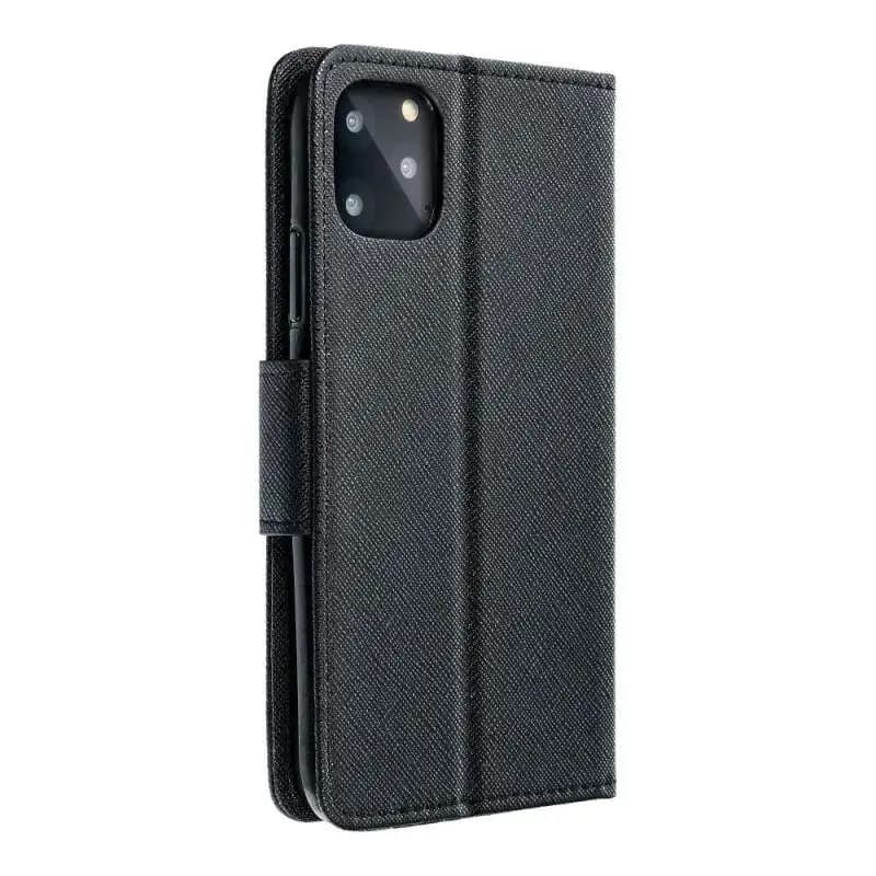 Husa protectie Apple iPhone 14 Pro Max, Fancy Case, tip carte, inchidere magnetica, neagra — 3
