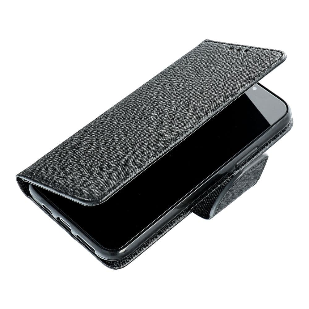 Husa protectie Apple iPhone 14 Pro Max, Fancy Case, tip carte, inchidere magnetica, neagra — 4