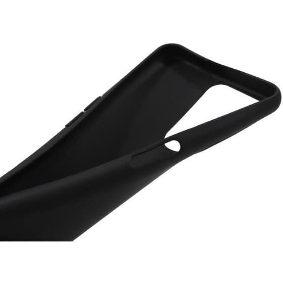 Husa protectie Realme 8i, Matt TPU, protectie camera, silicon moale, neagra — varianta 2