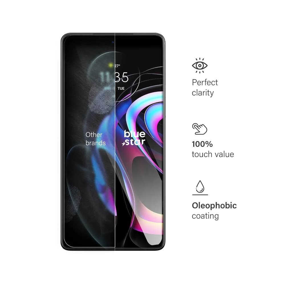Folie sticla Motorola Moto G82, Bluestar, transparenta — varianta 3