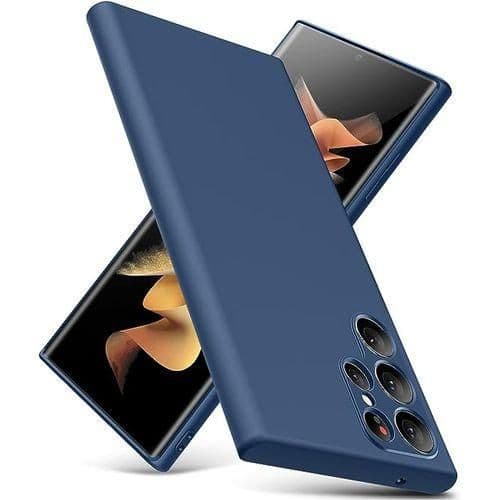 Husa Samsung Galaxy S23 Ultra, Matt TPU, silicon moale, albastra — varianta 2