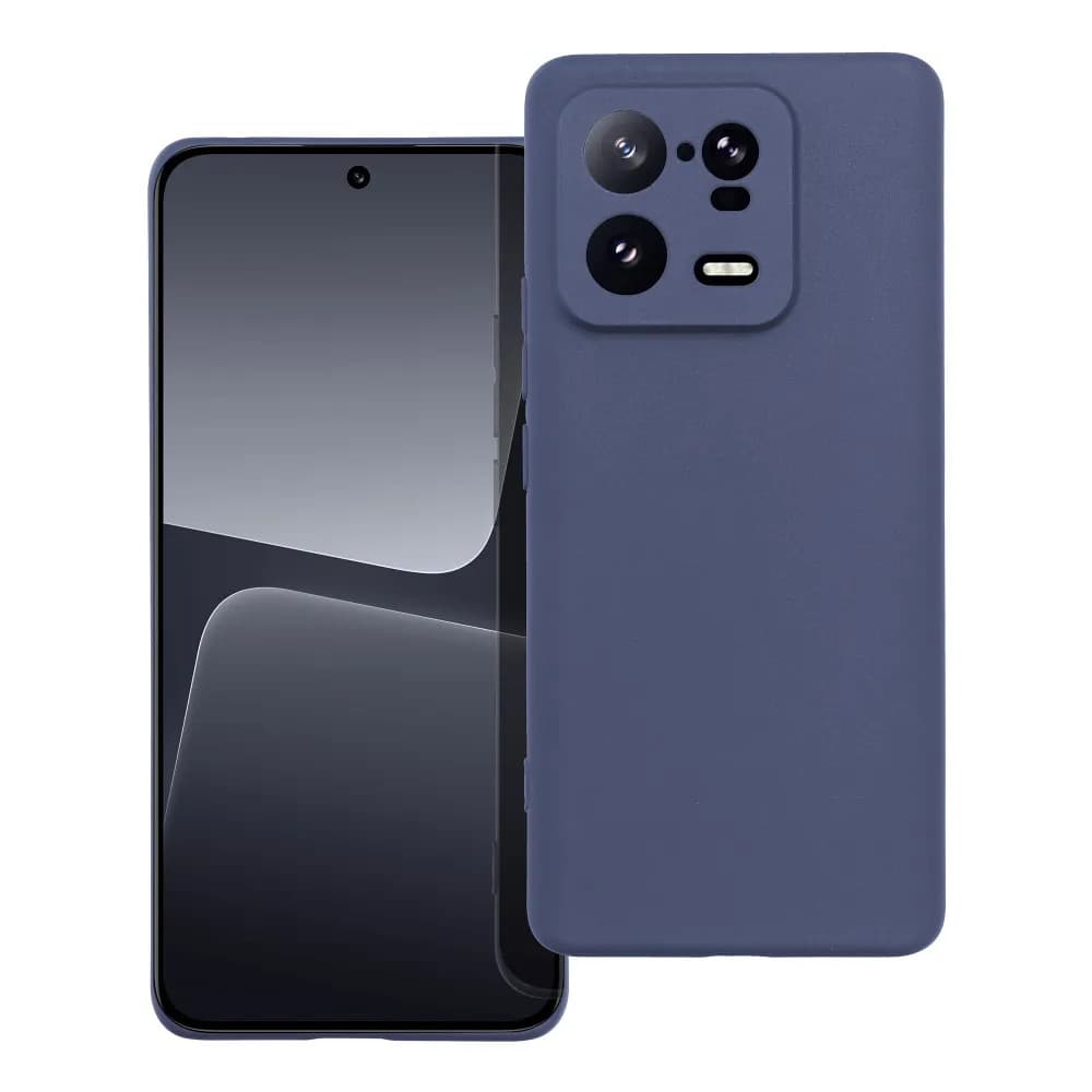Husa Xiaomi Redmi 13 Lite, Matt TPU, silicon moale, albastru inchis — principală